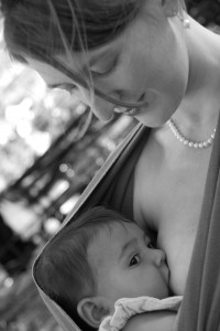 Breastfeeding 8 month Veda in New York breastfeeding